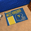 West Virginia University Uniform Rug - 19in. x 30in.