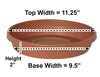 Bloem TerraTray 2 in. H X 12 in. D Resin Plant Saucer Terracotta Clay