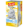 Glad ForceFlex 13 gal Fresh Scent Tall Kitchen Bags Drawstring 40 pk (Pack of 6)