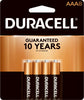 Duracell Coppertop AAA Alkaline Batteries 8 pk Carded (Pack of 10)