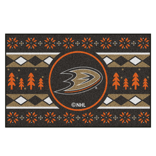 NHL - Anaheim Ducks Holiday Sweater Rug - 19in. x 30in.