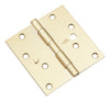 National Hardware 4 in. L Satin Brass Door Hinge (Pack of 5)