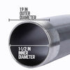 STZ Industries 1-1/2 in. MIP each X 1-1/2 in. D MIP Black Steel 10 in. L Nipple - Deal of The Week