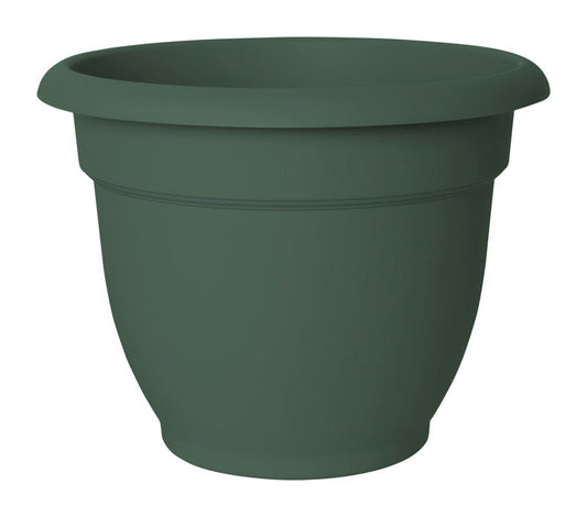 Bloem Terrapot Thyme Green Resin UV-Resistant Bell Ariana Planter 6.5 H x 6 Dia. in.