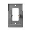 Westek LumiCover Satin Nickel 1 gang Plastic Rocker Nightlight Wall Plate 1 pk