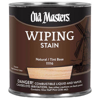 Wipe Stain Natural .5Pt