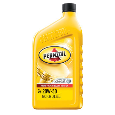 PENNZOIL 20W-50 4 Cycle Engine Multi Viscosity Motor Oil 1 qt. (Pack of 12)