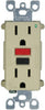 Leviton SmartlockPro 15 amps 125 V Duplex Ivory GFCI Outlet 5-15R 1 pk