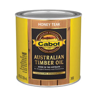 Cabot Transparent Honey Teak Australian Timber Oil 0.5 pt (Pack of 4)