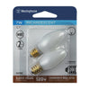 Westinghouse 7 watts C7 Speciality Incandescent Bulb E12 (Candelabra) White 2 pk (Pack of 10)