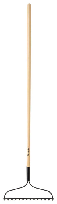 Home Plus 54 in. L x 14 in. W Steel Bow Rake Wood (Pack of 6)