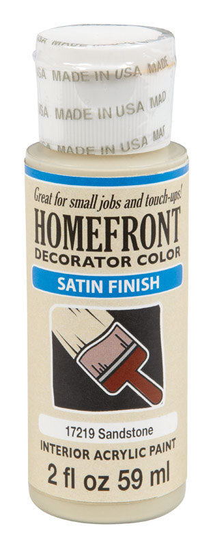 Homefront Satin Sandstone Hobby Paint 2 oz. (Pack of 3)