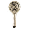 PlumbCraft Brushed Nickel Plastic 6 settings Handheld Showerhead 2 gpm