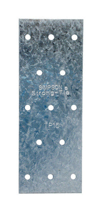 Simpson Strong-Tie 5 in. H X 0.04 in. W X 1.8 in. L Galvanized Steel Tie Plate - Deal of The Week