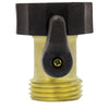 Gilmour Brass Threaded Male Hose Shut-off Valve
