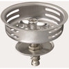 Plumb Pak 3-1/2 in. D Silver Stainless Steel Strainer Basket