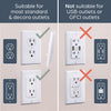 Dreambaby CoverPlug White Plastic Outlet Cover 2 pk