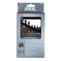 SKIL High Speed Steel Drill Bit Set Round Shank 21 pc