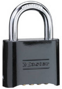 Master Lock 6.6 in. H X 2 in. W Metal 4-Digit Combination Padlock