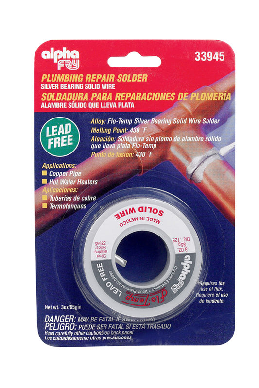 Alpha Fry Am33945 Flow-Temp Lead-Free Plumbing Solder  (Pack Of 6)