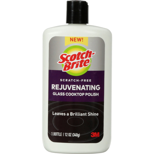 Scotch-Brite Glass Cooktop Cleaner 12 oz Liquid (Pack of 6).