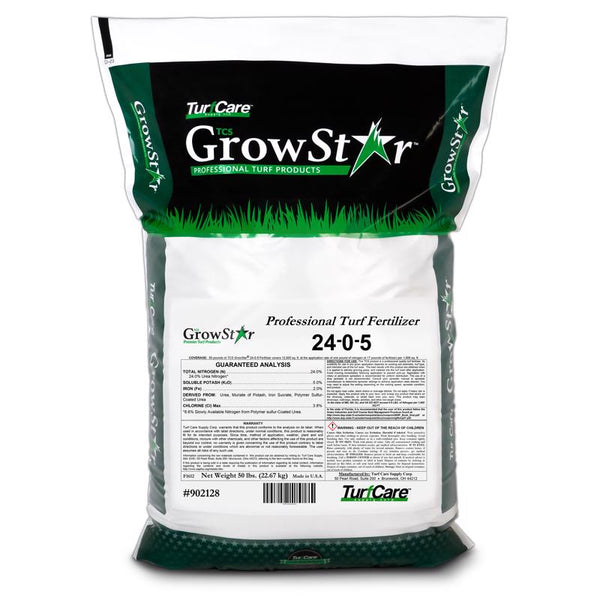 Fertilizante multiusos para césped GrowStar TurfCare para todo tipo de césped, 1137 m²
