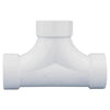 Charlotte Pipe 4 in. Hub X 4 in. D Hub PVC 2-Way Cleanout Tee 1 pk