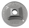 Sigma Electric Metal Gray 1-Hole Round Lampholder Cover for Wet Locations 4.13 Dia. x 0.57 D in. - Deal of The Week