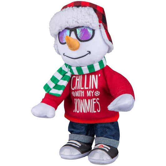 Gemmy Multicolored Chillin' With My Snowmies Animated Decor 14.17 in. (Pack of 6)