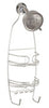 iDesign Neo 4 in. H X 7 in. W X 20.6 in. L Satin Silver Shower Caddy