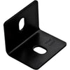 National Hardware 2.4 in. H X 3 in. W X 0.125 in. D Black Carbon Steel Inside/Outside Square Corner (Pack of 5).