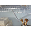 Rubbermaid White Aluminum Direct Mount Brace for Shelving 16 L x 12 W x 1.1 H in.