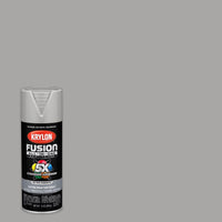 Krylon Fusion All-In-One Satin Pewter Gray Paint + Primer Spray Paint 12 oz (Pack of 6)