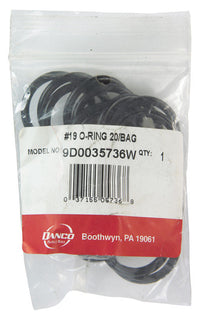 Danco 1-1/4 in. D X 1 in. D #19 Rubber O-Ring 20 pk - Deal of The Week