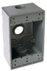 Bell 18.3 cu in Rectangle Aluminum 1 gang Weatherproof Box Gray