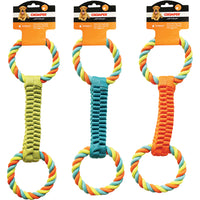 Chomper Ballistic Weave W/Rope Tug Toy