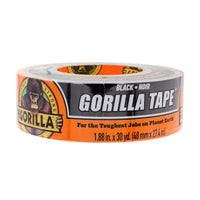 Gorilla 1.88 in. W x 30 yd. L Black Duct Tape