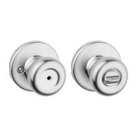 Kwikset Tylo Satin Chrome Privacy Lockset 1-3/4 in.