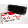 GutterBrush 4.3 in. W X 1.5 ft. L Black Polypropylene/Steel Gutter Guard