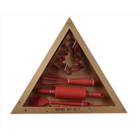 TBL DCR BKNG ST RED 7PK (Pack of 6)