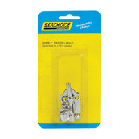Seachoice Chrome-Plated Brass 2-7/8 in. L X 1-3/8 in. W Barrel Bolt 1 pk