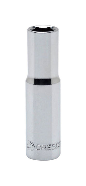 Crescent 13 mm X 3/8 in. drive Metric 6 Point Deep Socket 1 pc