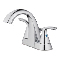 Oakbrook Collection Pacifica Chrome Transitional Two-Handle Bathroom Sink Faucet 4 in. - Deal of The Week