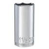 DeWalt 1-1/8 in. X 1/2 in. drive SAE 6 Point Deep Socket 1 pc