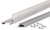 M-D Silver Aluminum/Vinyl Weatherstrip For Doors 36 in. L X 1.38 in.