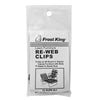 Frost King Aluminum Rust Resistant Re-Webbing Clips for Tubular Furniture with Slots