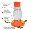 Perky-Pet Oriole 27 oz. Plastic Bird Feeder 3 ports