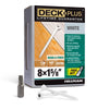 Deck Plus No. 8  x 1-5/8 in. L Star Flat Head Exterior Deck Screws 1 lb.