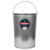 Behrens Galvanized Steel Silver Round Garbage Can 20 gal. Capacity, 17.5 D x 17.5 W in.