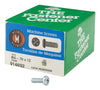 HILLMAN M4-0.7 Ga. X 12 in. L Phillips Pan Head Zinc-Plated Steel Metric Machine Screws 100 pk - Open Box